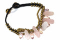Rose Quartz & Crystals Romance Bracelet