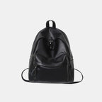 Stylish PU Leather Zip Backpack for Everyday Use