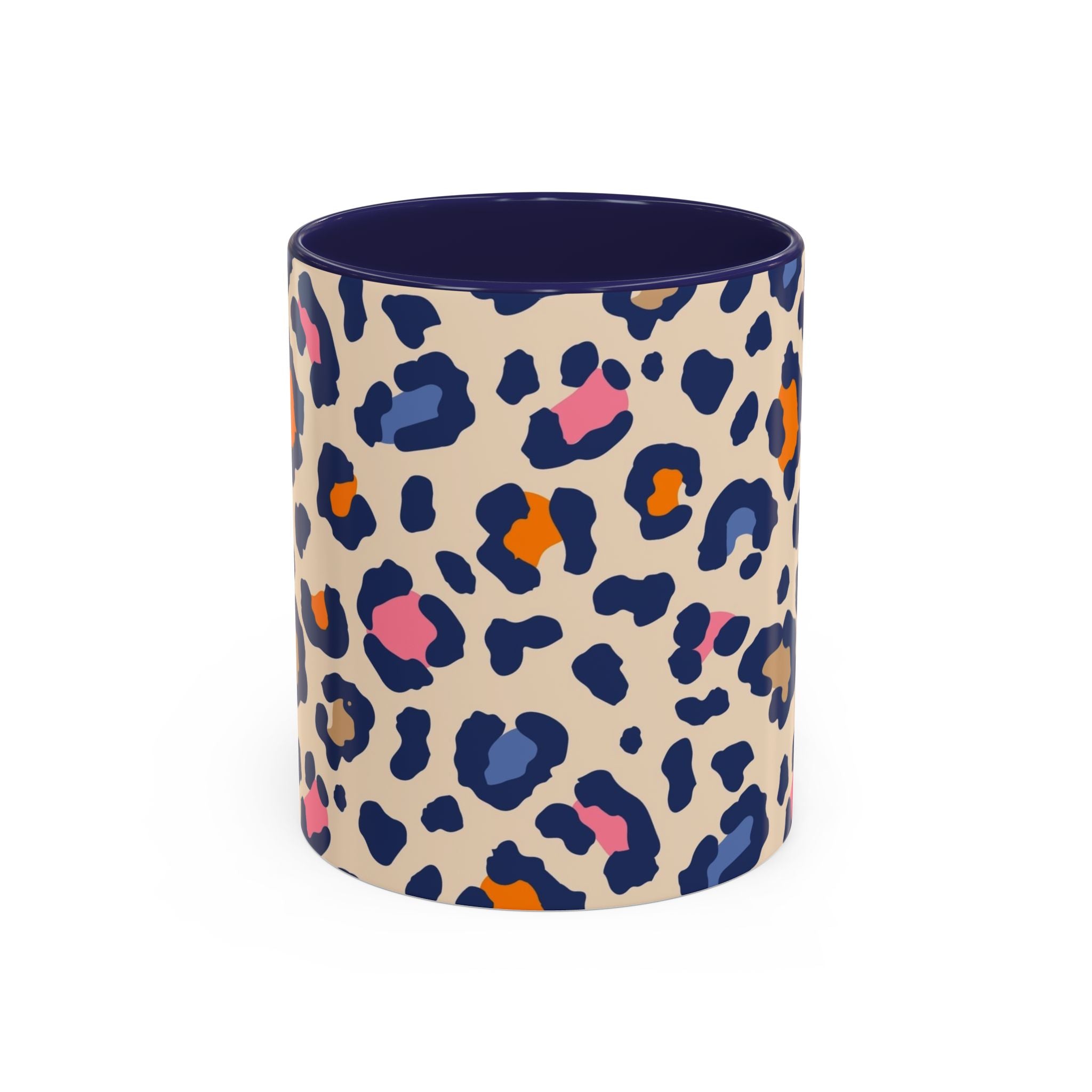 Colorful Leopard Print Accent Coffee Mug – 11/15oz