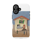 Surreal House Eye Phone Case – Artistic Abstract Home Design Protective Cover