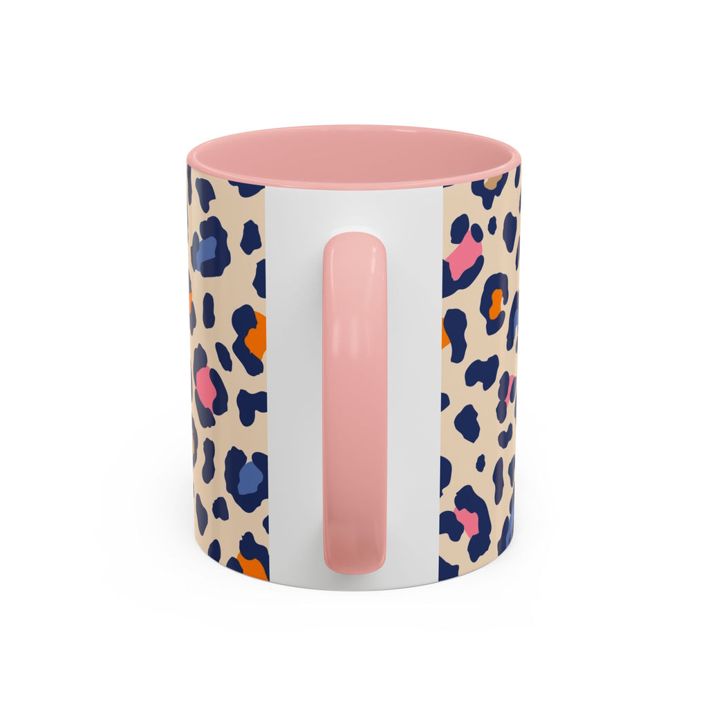 Colorful Leopard Print Accent Coffee Mug – 11/15oz