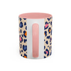 Colorful Leopard Print Accent Coffee Mug – 11/15oz