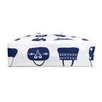 Navy Handbag Icons Weekender Bag | Tote Beach Travel Bag