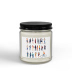 Scented Soy Candles with Black Lid, (4 and 9oz)