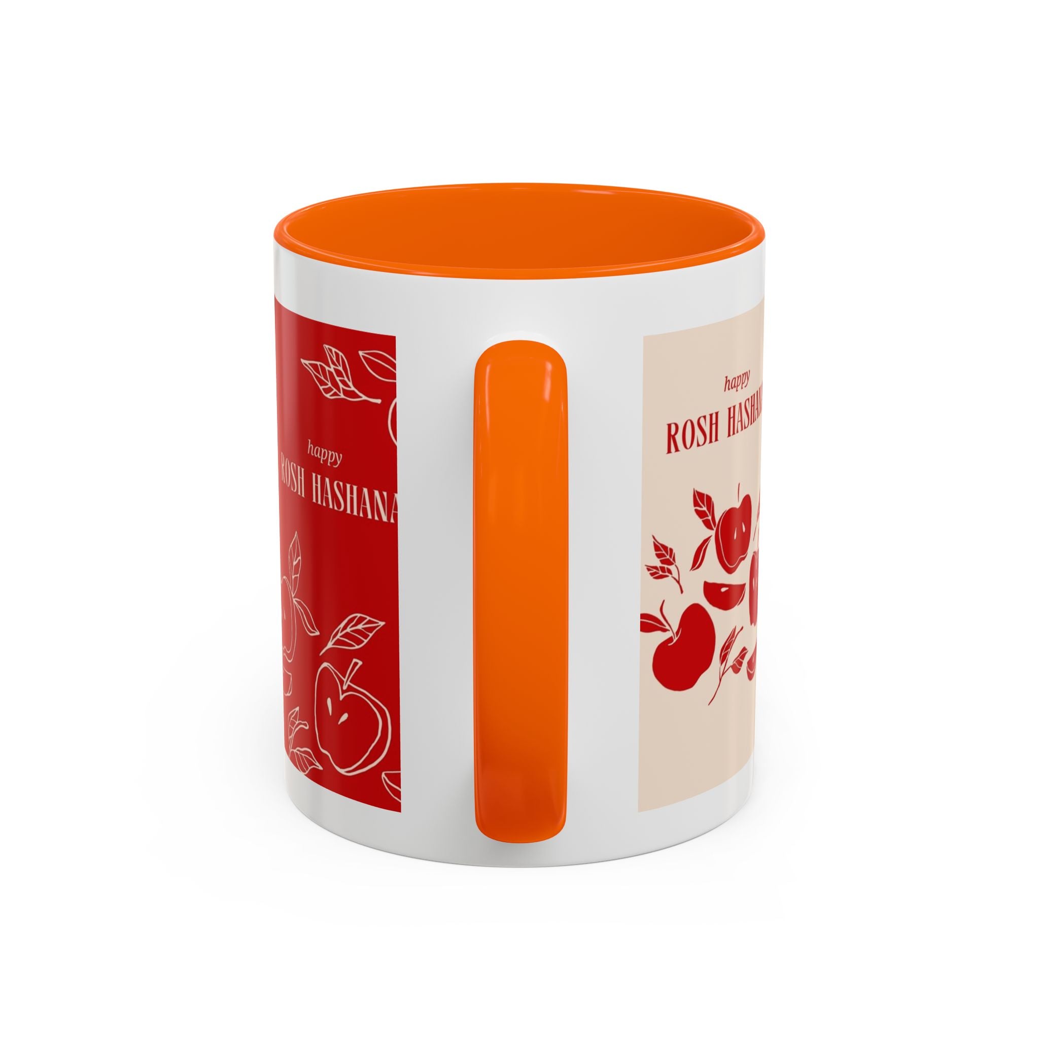 Rosh Hashanah Apple Accent Coffee Mug — 'Shana Tova' Holiday Morning Mug