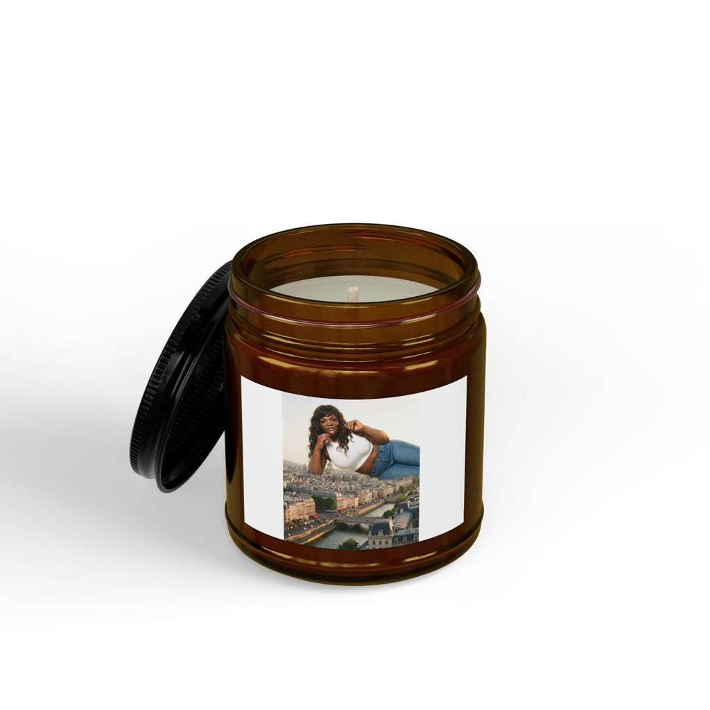 Scented Soy Candles with Black Lid, (4 and 9oz)