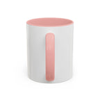 Apple Branch Accent Coffee Mug — Watercolor Fruit Kitchen Mug (11/15oz)