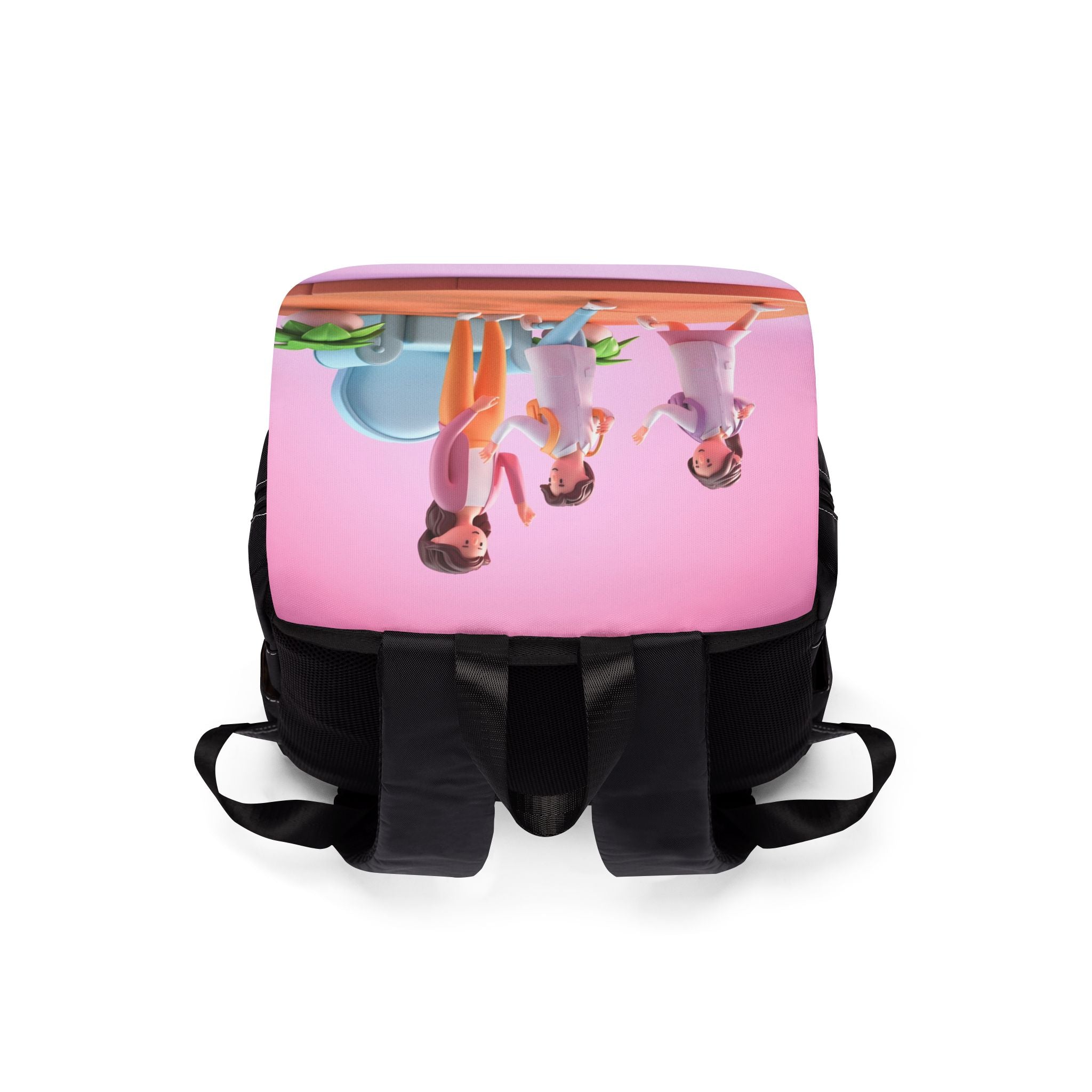 Pastel 3D Summer Scene Shoulder Backpack