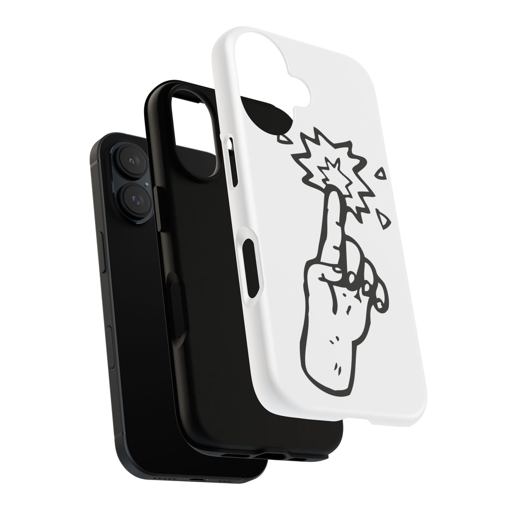 Phone Case – Snap Finger Line Art Design
