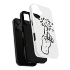 Phone Case – Snap Finger Line Art Design
