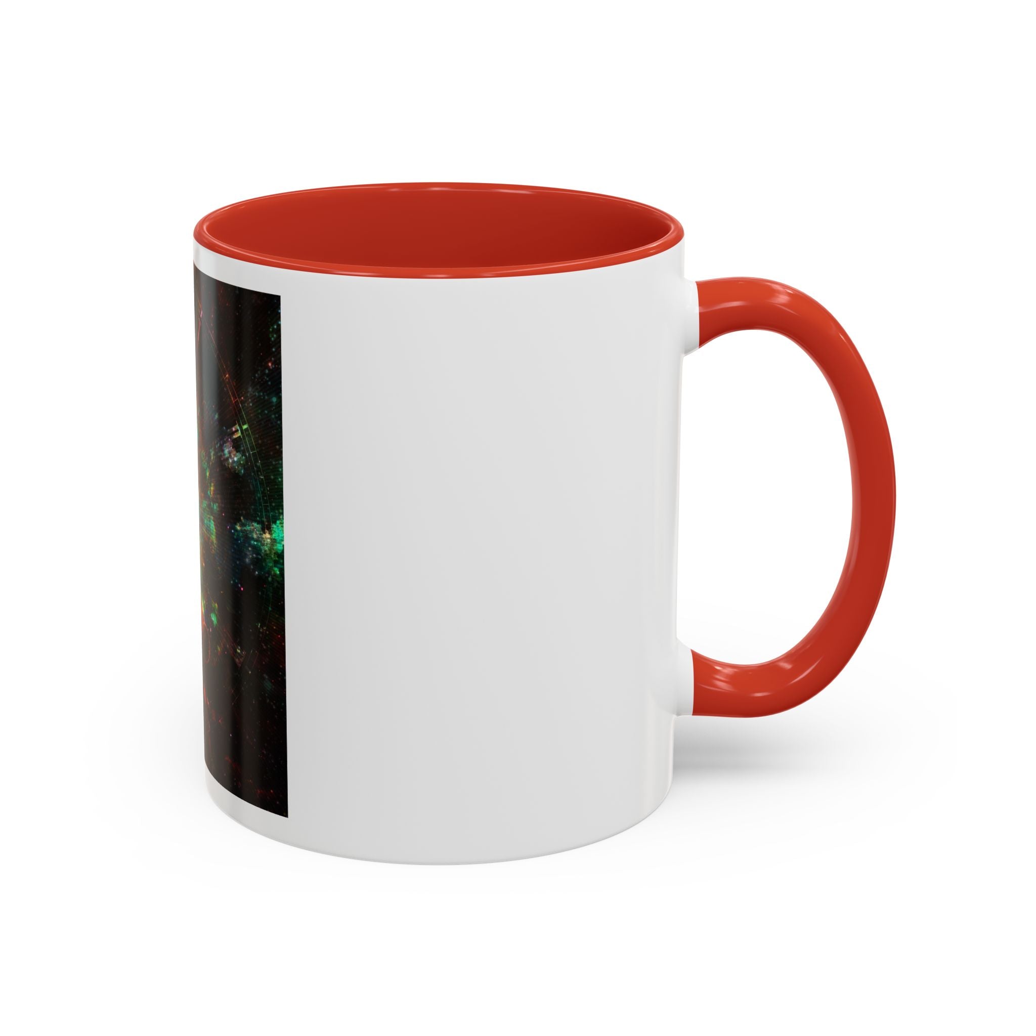 Cosmic Astronaut Accent Coffee Mug — Galaxy Space Art 11/15oz