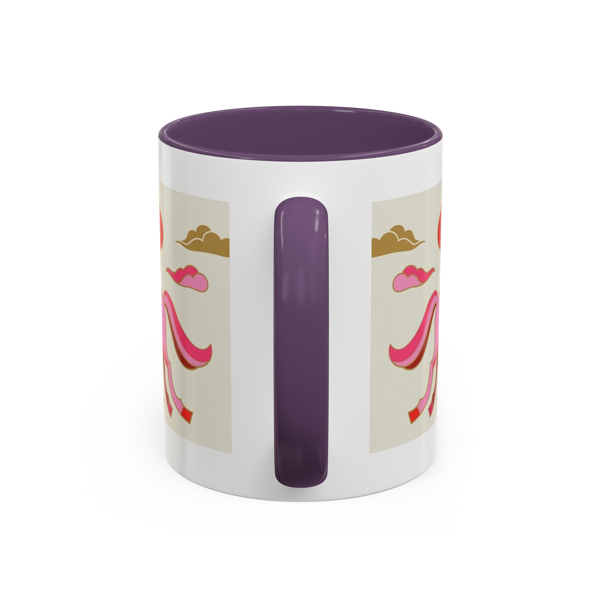 Year of the Horse Accent Coffee Mug — Chinese New Year Lucky Horse Design (11/15oz)