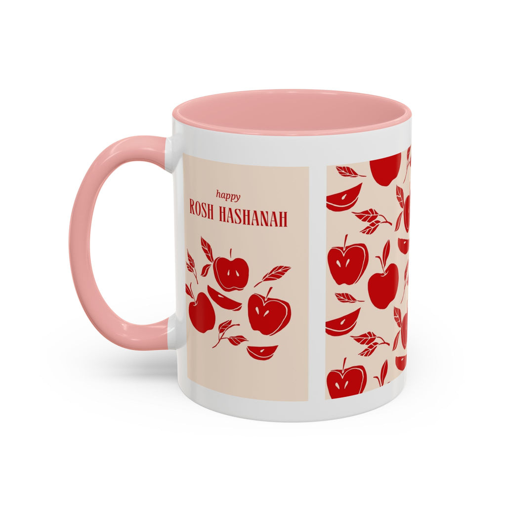 Rosh Hashanah Apple Accent Coffee Mug — 'Shana Tova' Holiday Morning Mug