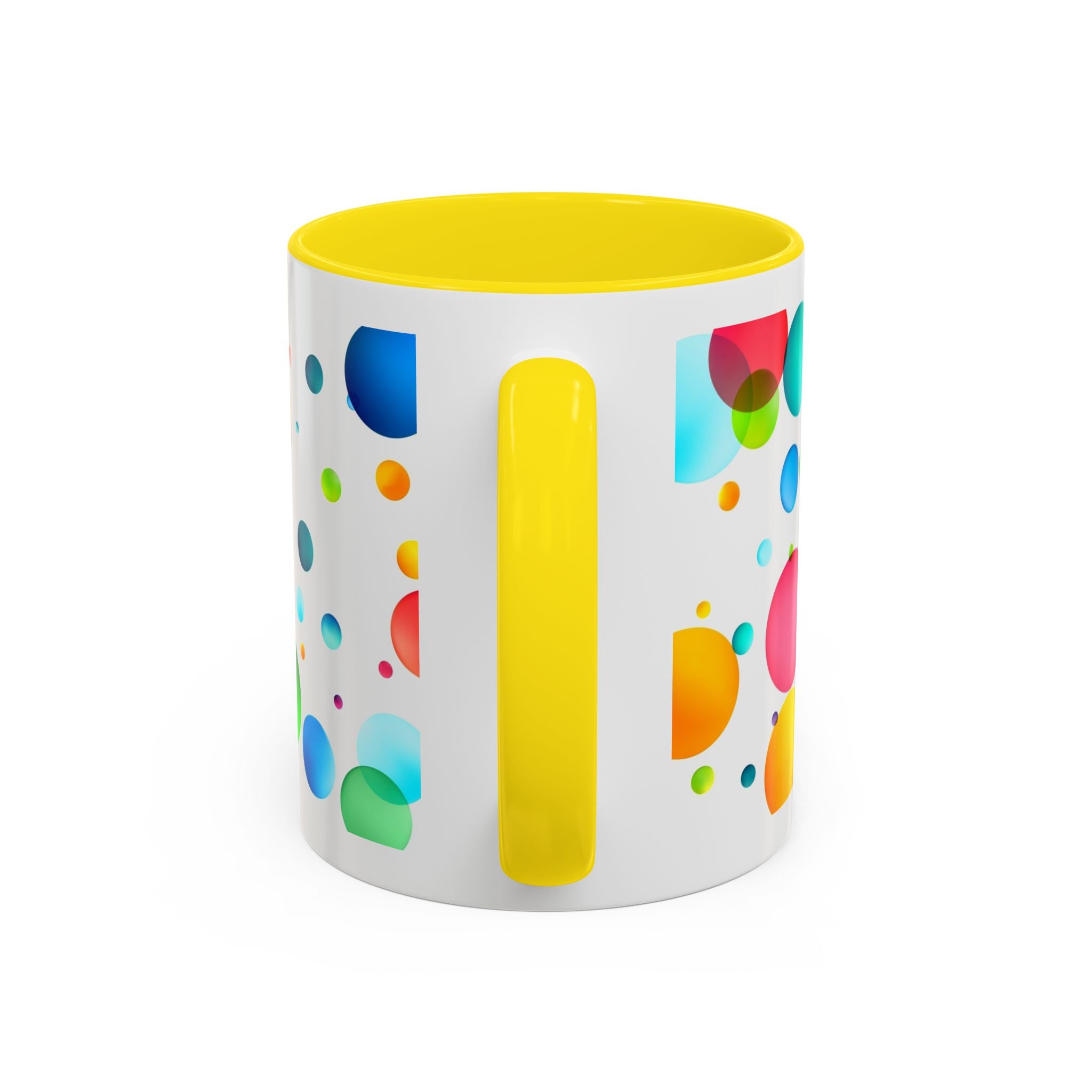 Colorful Bubble Accent Coffee Mug — Vibrant Pop Art 11/15oz