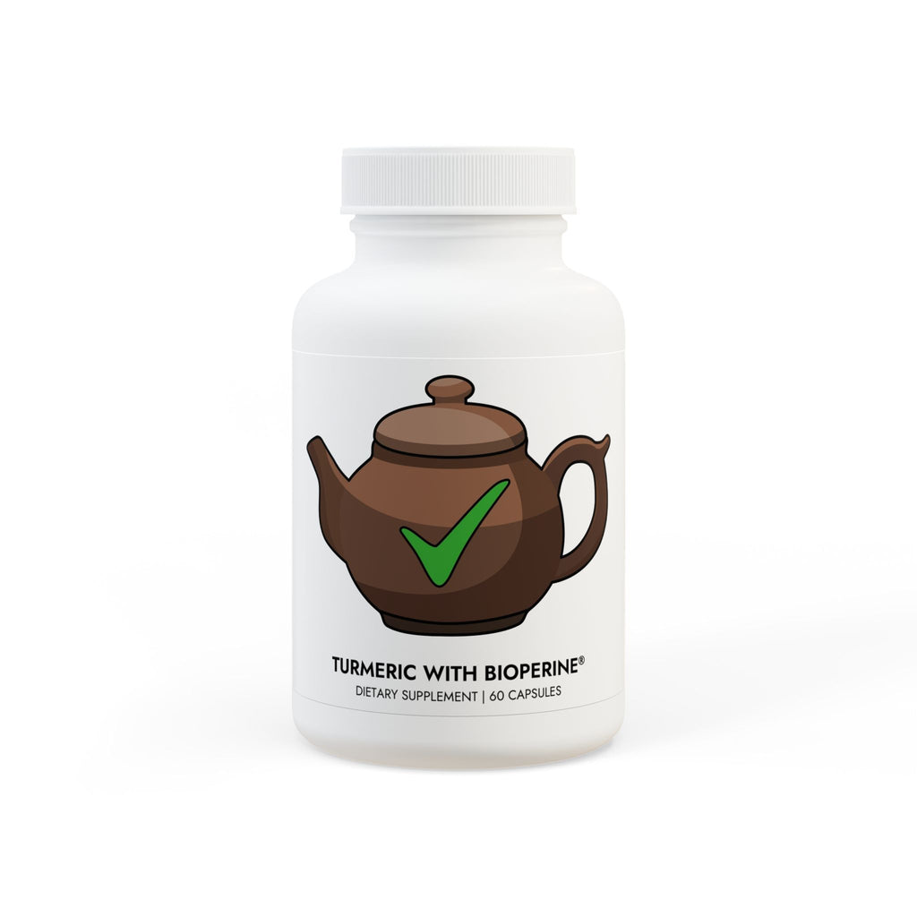 Turmeric with BioPerine® (Black Pepper Fruit Extract) Supplement (60 Capsules)