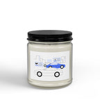 Scented Soy Candles with Black Lid, (4 and 9oz)