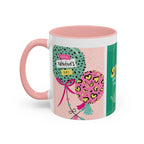Valentine’s Day Leopard Coffee Mug - "Wild About You" Accent Mug