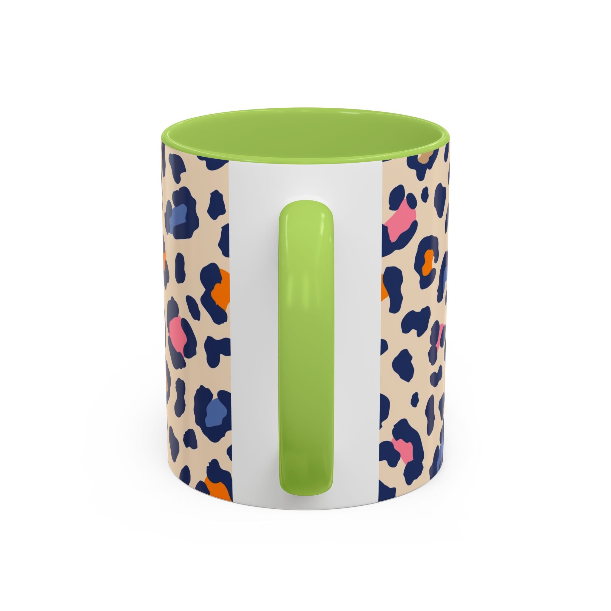 Colorful Leopard Print Accent Coffee Mug – 11/15oz