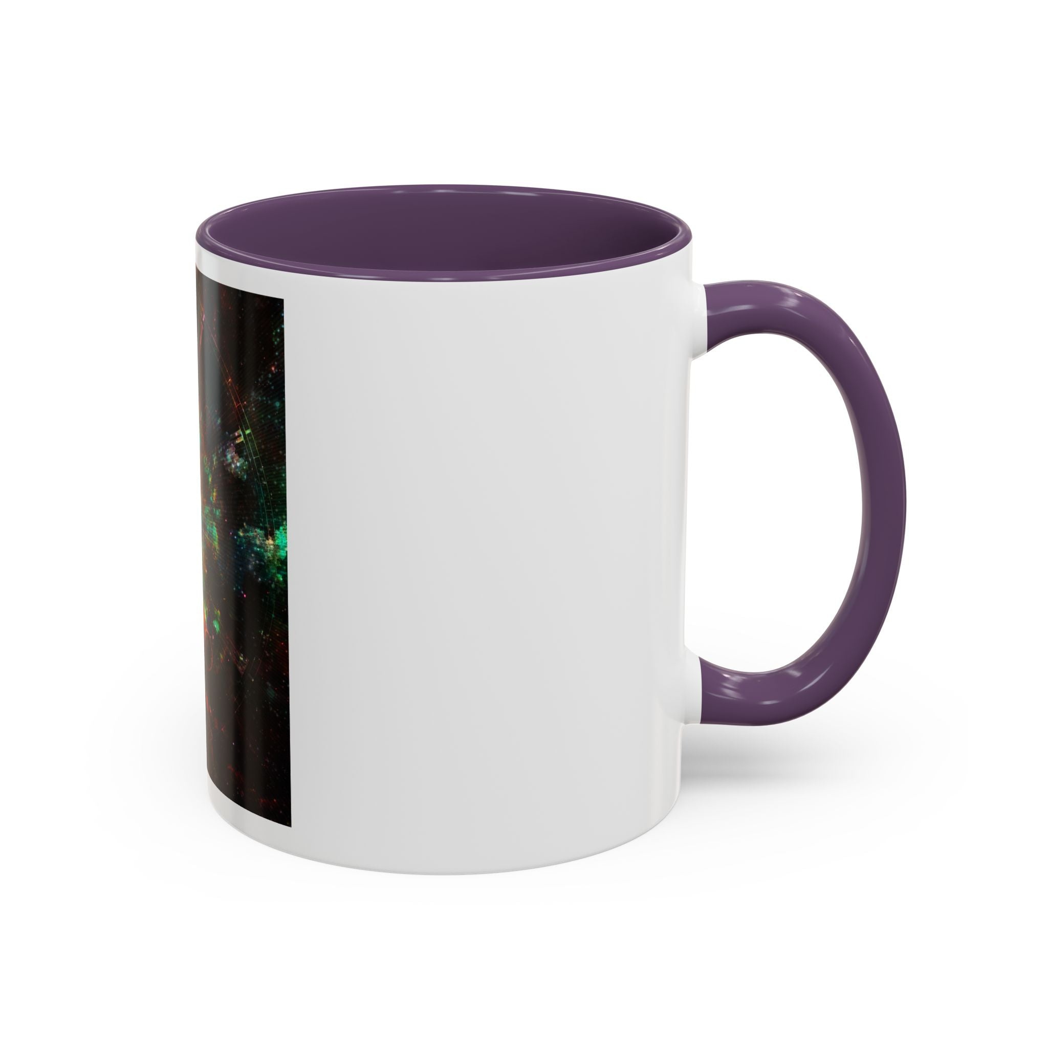 Cosmic Astronaut Accent Coffee Mug — Galaxy Space Art 11/15oz