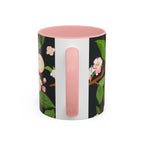 Apple Blossom Accent Coffee Mug – Floral Fruit Ceramic Mug (11/15oz)