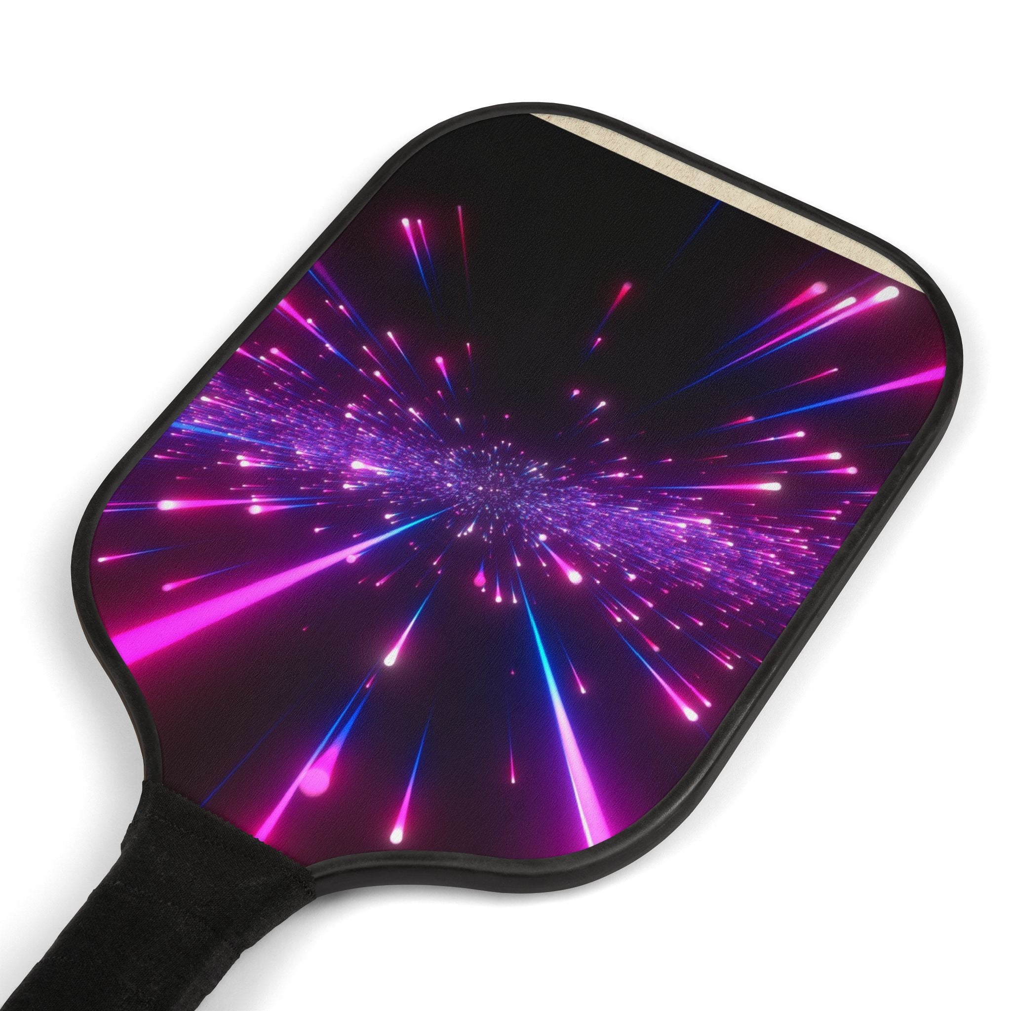 Pickleball Paddle Set — Neon Burst Design Pickleball Kit with 2 Paddles & Balls