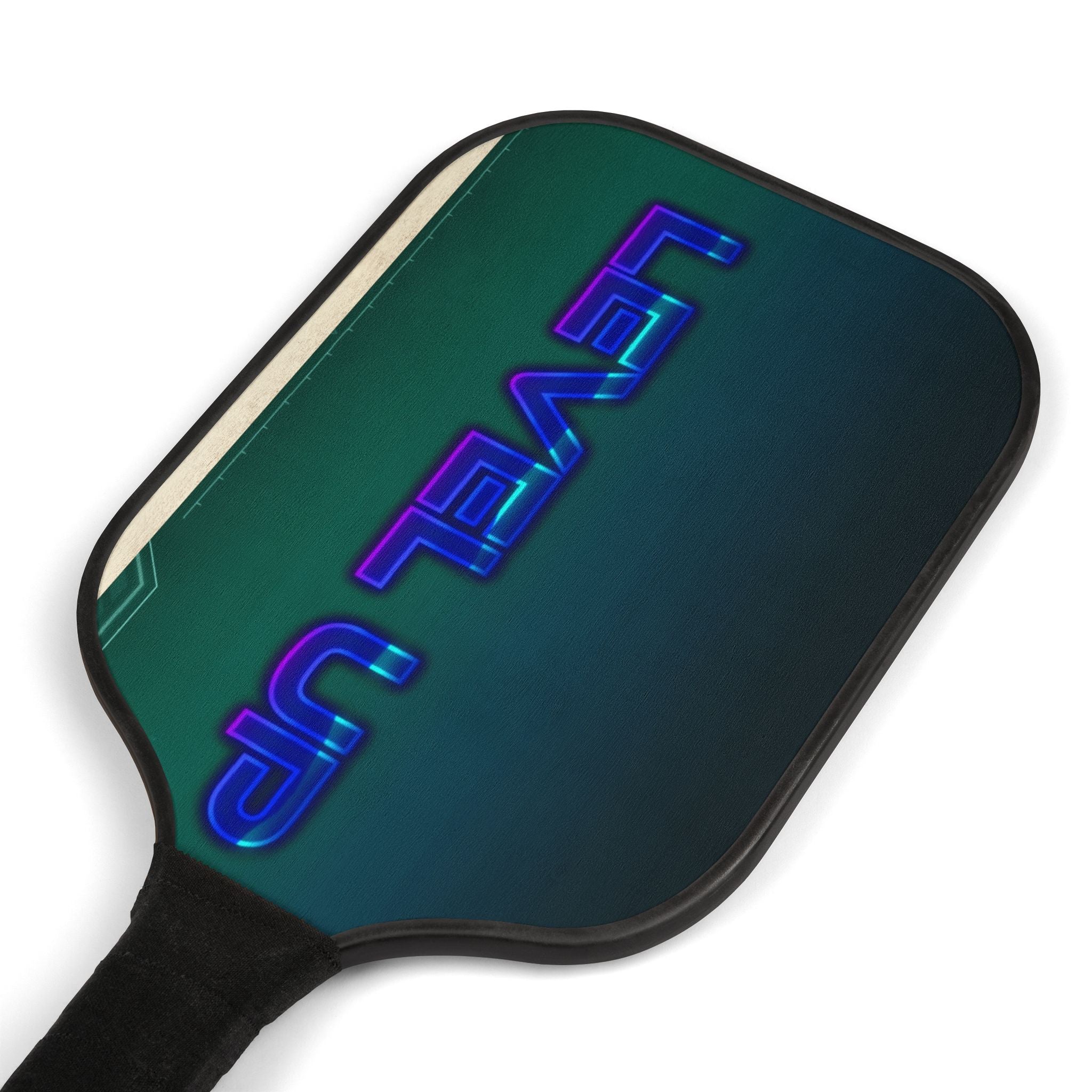Pickleball Paddle Set — 'Level Up' Neon Graphic Pickleball Kit (2 Paddles + Balls)