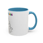 Coloring Book Coffee Mug — Kids Holiday Coloring Design (11/15oz Accent Mug)