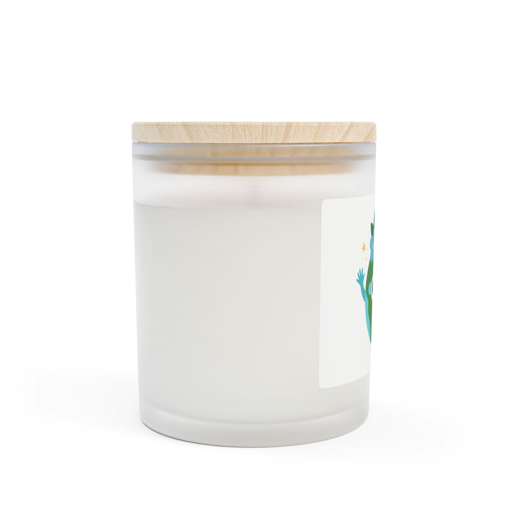 Frosted Glass Candle, 11oz