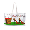 Leopard Print Heels and Handbag Weekender Bag | Fashion Illustration