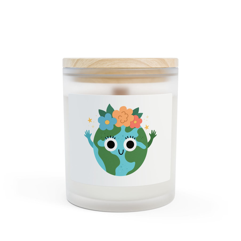 Frosted Glass Candle, 11oz