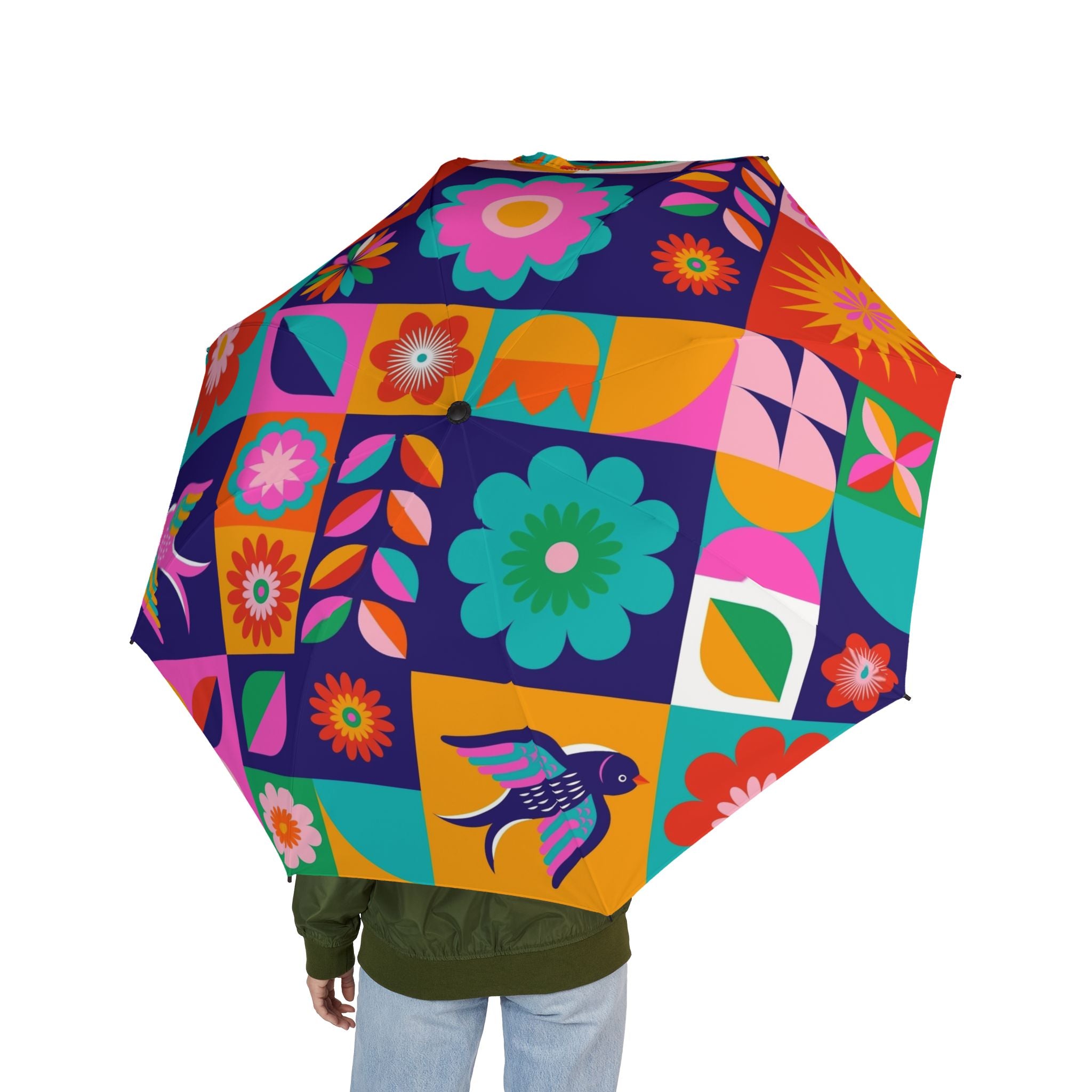 Semi-Automatic Foldable Umbrella