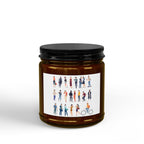 Scented Soy Candles with Black Lid, (4 and 9oz)