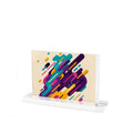 Acrylic Table Sign – Colorful Abstract Desk Display