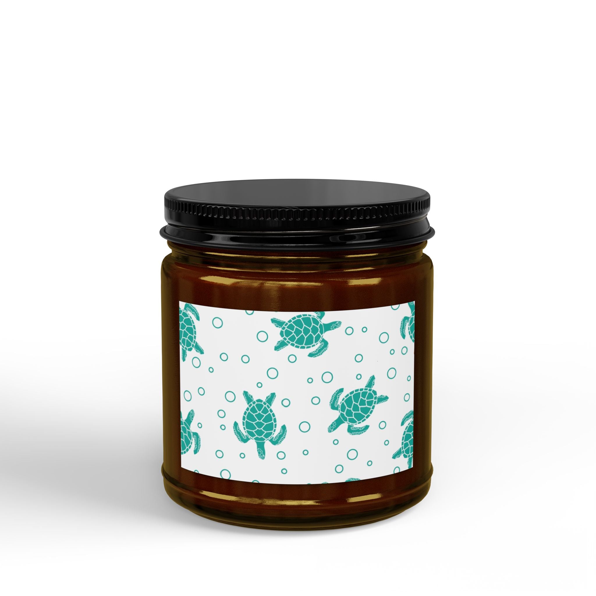Scented Soy Candles with Black Lid, (4 and 9oz)