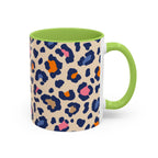 Colorful Leopard Print Accent Coffee Mug – 11/15oz
