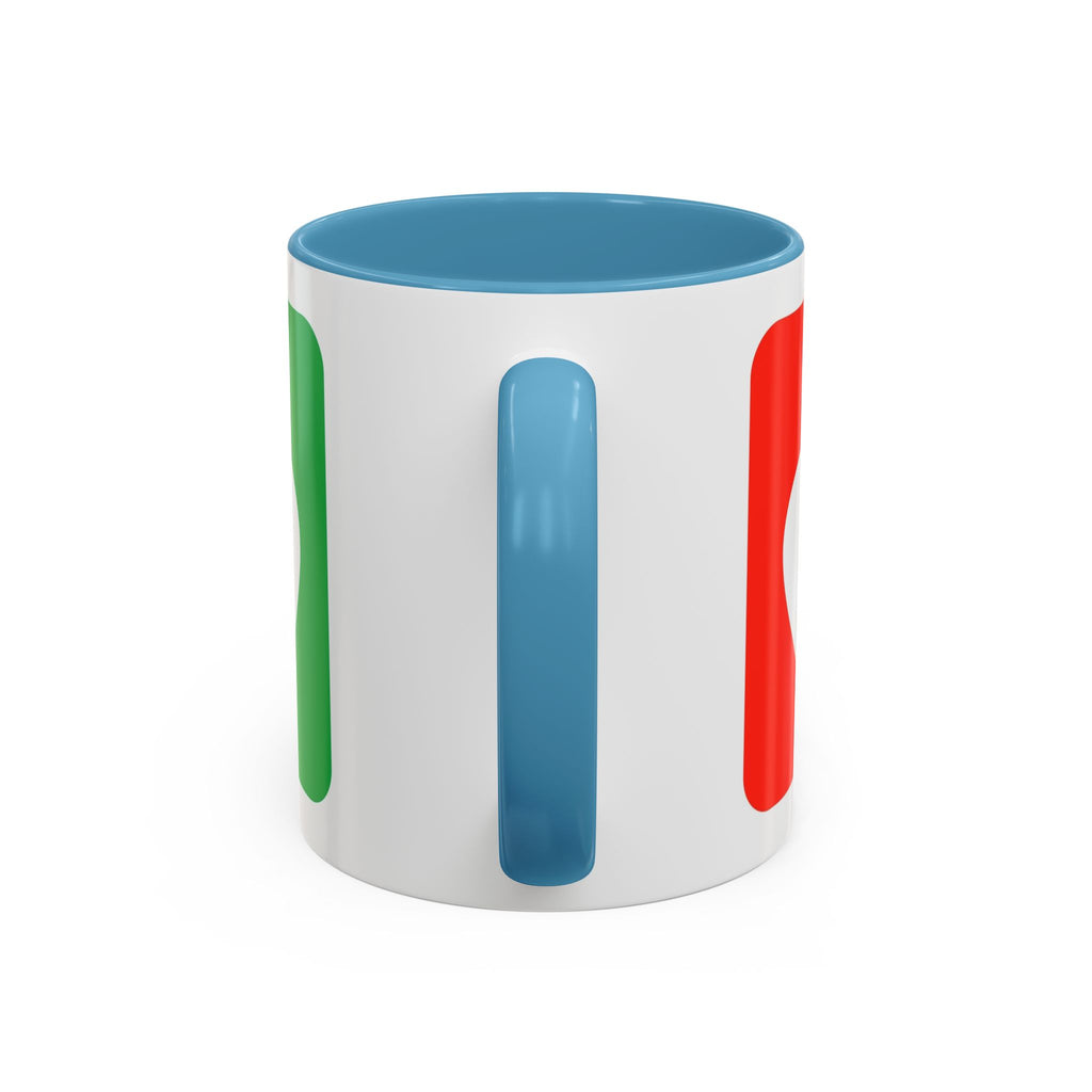 AED Heart Logo Accent Coffee Mug — CPR & Defibrillator Awareness Gift (11/15oz)