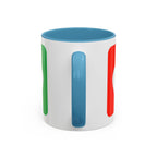 AED Heart Logo Accent Coffee Mug — CPR & Defibrillator Awareness Gift (11/15oz)