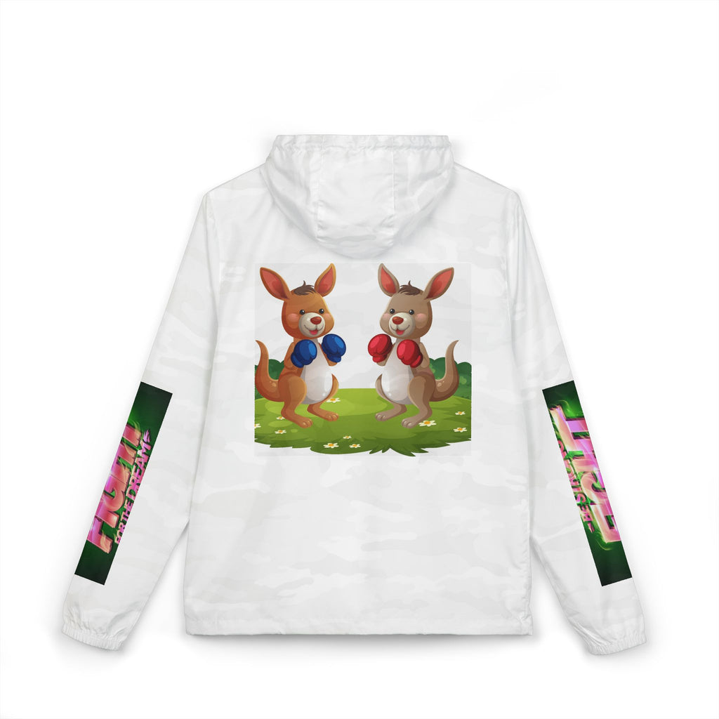Boxing Kangaroos Windbreaker Jacket | Sleeve Floral Panels