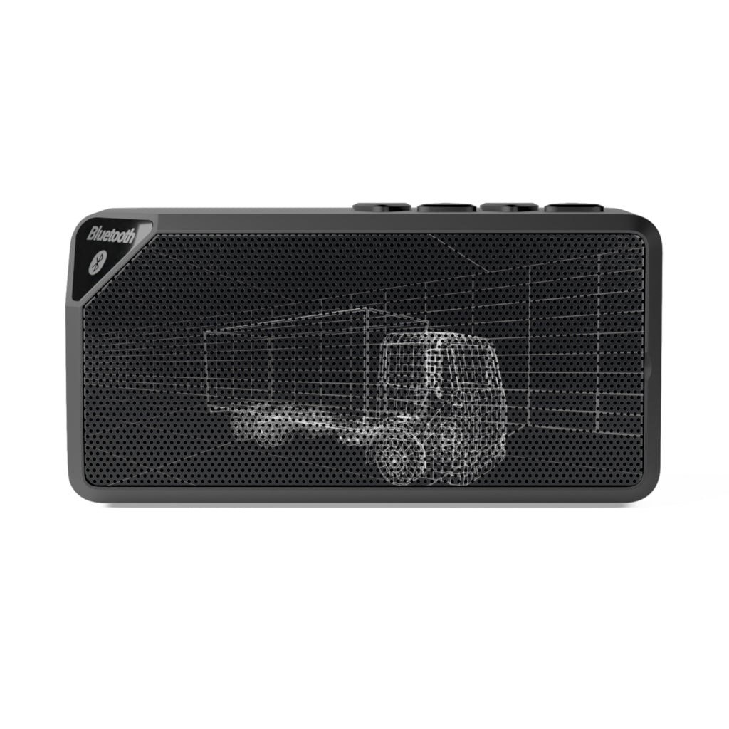 Portable Bluetooth Speaker with Truck Outline Design – Compact Wireless Audio for Travel & Outdoors