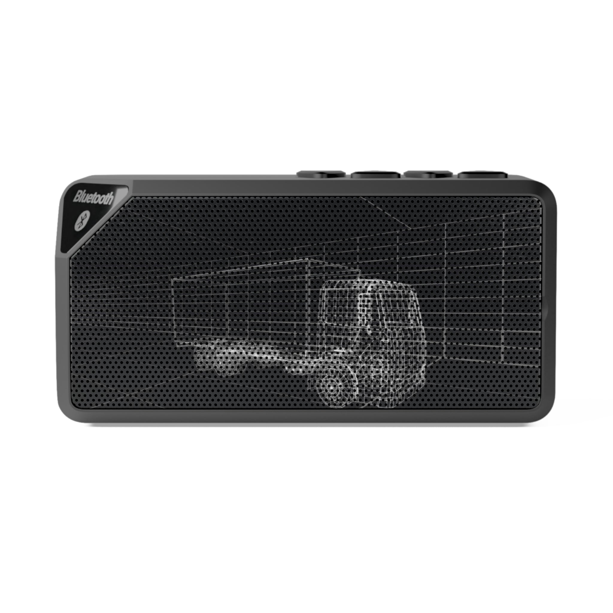 Portable Bluetooth Speaker with Truck Outline Design – Compact Wireless Audio for Travel & Outdoors