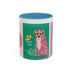 Valentine’s Day Leopard Coffee Mug - "Wild About You" Accent Mug