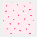Clear Stadium Tote — Pink Heart Pattern PVC Game Day Bag