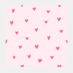 Clear Stadium Tote — Pink Heart Pattern PVC Game Day Bag