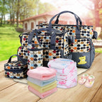5PCS Per Set Baby Nappy Diaper Bags Set Mummy Diaper Shoulder Bags