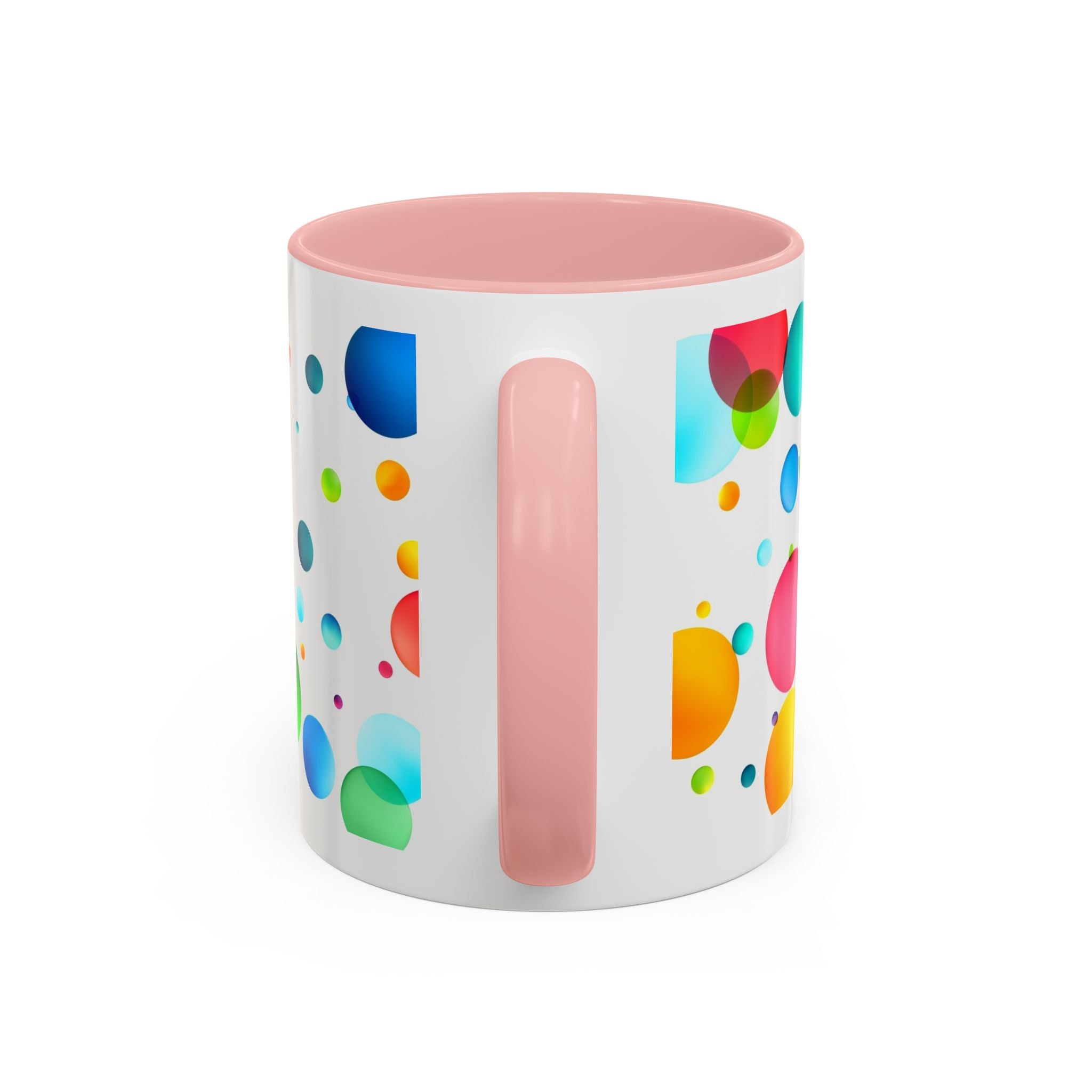 Colorful Bubble Accent Coffee Mug — Vibrant Pop Art 11/15oz