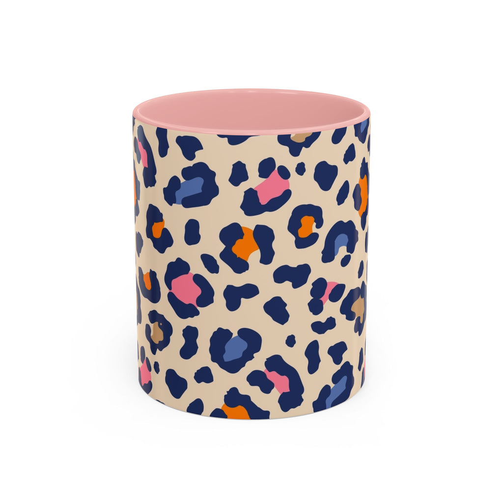 Colorful Leopard Print Accent Coffee Mug – 11/15oz