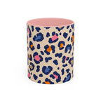 Colorful Leopard Print Accent Coffee Mug – 11/15oz