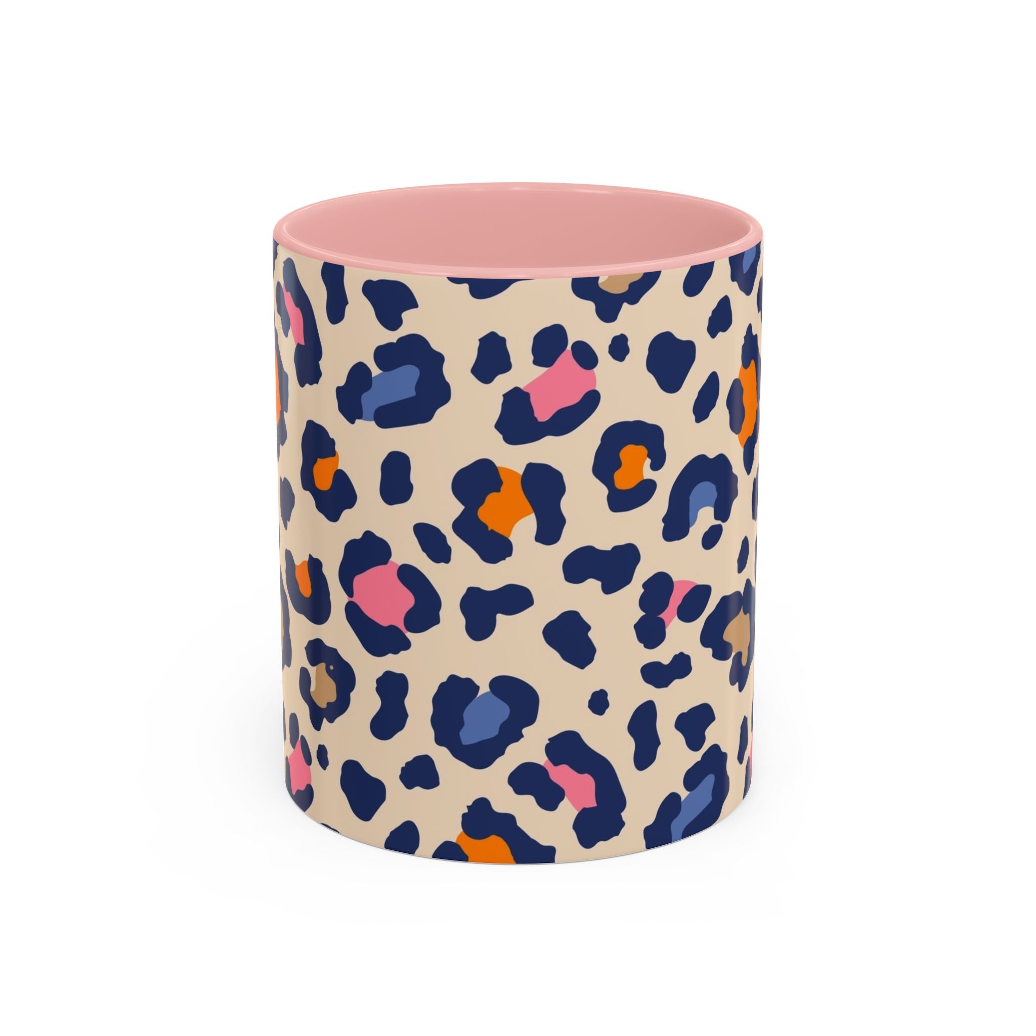 Colorful Leopard Print Accent Coffee Mug – 11/15oz