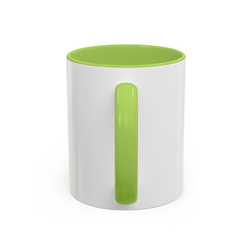 Botanical Apple Accent Coffee Mug — Vintage Fruit Sketch Ceramic Mug (11/15 oz)