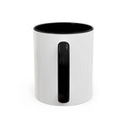 Apple Branch Accent Coffee Mug — Watercolor Fruit Kitchen Mug (11/15oz)